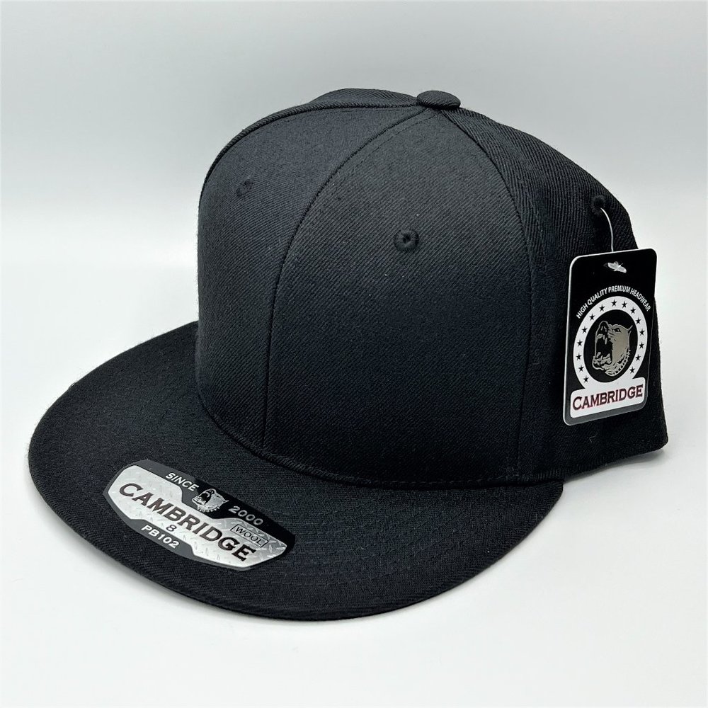 Mens Fitted Flat bill hat